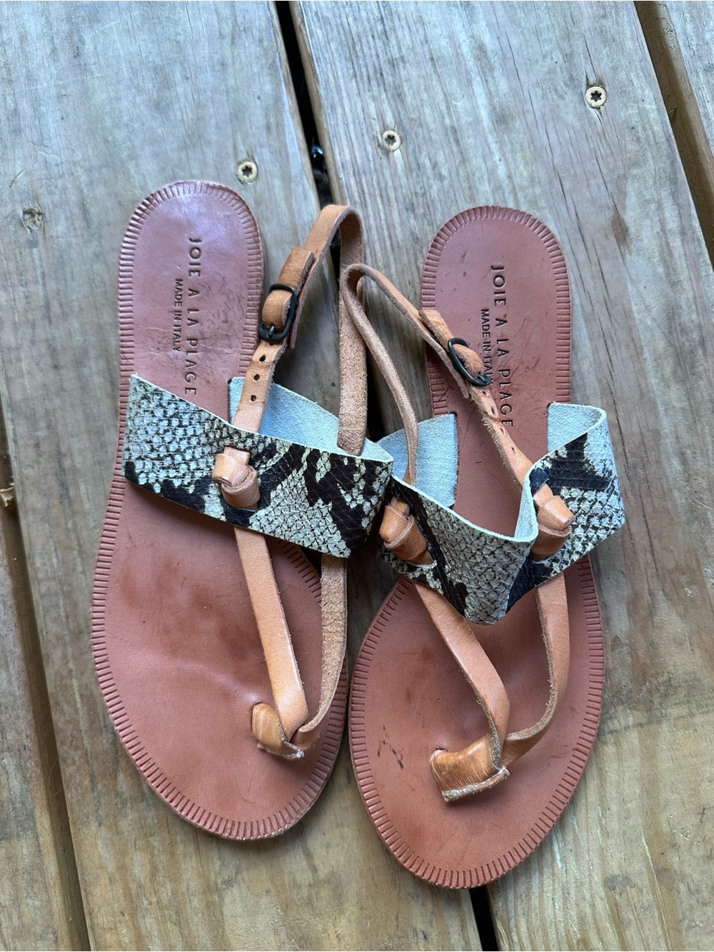 Joie leather sling back sandals - Picture 2 of 4